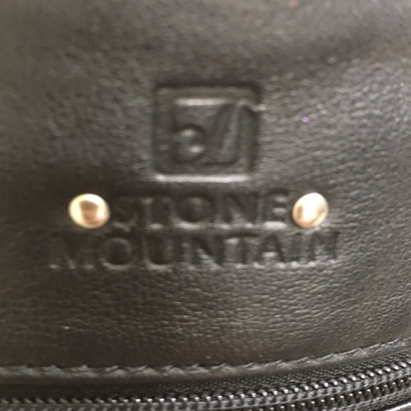 Stone Mountain bag/purse black leather - Picture 4 of 8